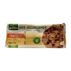 BOLACHA GULLON COOKIES CHIP SEM AÇUCAR 125G