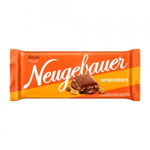 BARRA CHOCOLATE NEUGEBAUER LEITE E AMENDOIM 95G