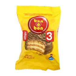 ALFAJOR ARCOR BON O BON TRIPLO CHOCOLATE AO LEITE 60G