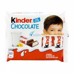 CHOCOLATE KINDER COM 4 UNIDADES 50G