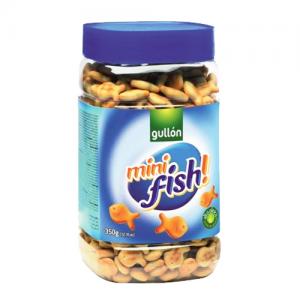 BISCOITO SALGADO GULLON MINI FISH POTE 350G