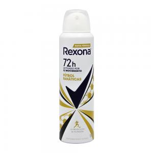 DESODORANTE REXONA SPRAY FEMININO FANATICS 150ML