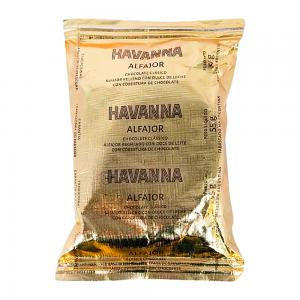 ALFAJOR HAVANNA RECHEIO DOCE DE LEITE COBERTURA CHOCOLATE AO LEITE 55G