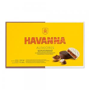 ALFAJOR HAVANNA MISTO CHOCOLATE BRANCO E CHOCOLATE PRETO C/ 6 UND