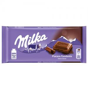 BARRA CHOCOLATE MILKA AMARGO 100G