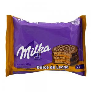 ALFAJOR MILKA TRIPLO RECHEADO DOCE DE LEITE 70G