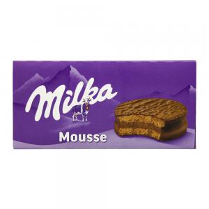 ALFAJOR MILKA SIMPLES MOUSSE CHOCOLATE CAIXA COM 6 UND