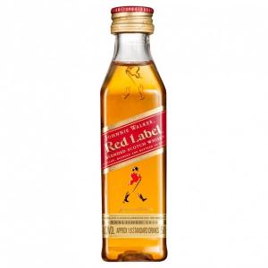 WHISKY JOHNNIE WALKER RED LABEL 8 ANOS MINIATURA 50ML