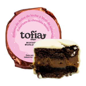 ALFAJOR TOFIA ARTESANAL BLANCO AMARULA