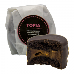 ALFAJOR TOFIA ARTESANAL NEGRO AMARULA