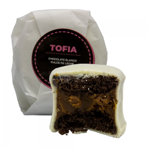 ALFAJOR TOFIA ARTESANAL BLANCO DULCE DE LECHE