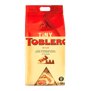 CHOCOLATE TOBLERONE TINY AO LEITE PACOTE 256G