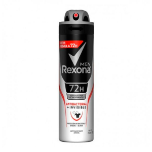 DESODORANTE REXONA SPRAY MASCULINO ANTIBACTERIAL INVISIVEL 150ML