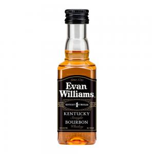 WHISKY EVAN WILLIAMS BOURBON MINIATURA 50ML