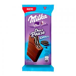 CHOCOLATE AO LEITE WAFER MILKA CHOCO PAUSE OREO 45G