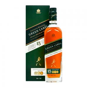 WHISKY JOHNNIE WALKER GREEN LABEL GARRAFA 750 ML COM CAIXA