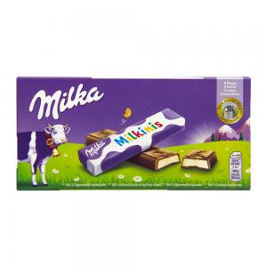 CHOCOLATE MILKA MILKINIS STICKS COM 8 UNIDADE 94G