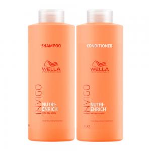 KIT WELLA NUTRI ENRICH (SHAMPOO+CONDICIONADOR) 1LT