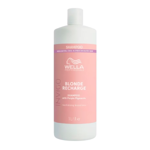 SHAMPOO WELLA MATIZADOR PARA CABELOS LOIROS BLONDE RECHARGE 1LT