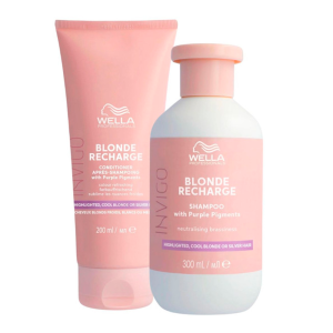 KIT WELLA BLONDE RECHARGE (SHAMPOO + CONDICIONADOR) PEQUENO