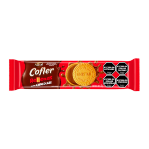 BISCOITO ARCOR COFLER RECHEIO CHOCOLATE 85G