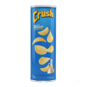 BATATA FRITA CRUSH SAL E VINAGRE TUBO 160G