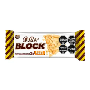 BARRA CHOCOLATE BRANCO ARCOR COFLER BLOCK 38G