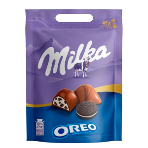 CHOCOLATE MILKA COM RECHEIO DE OREO PACOTE 405G